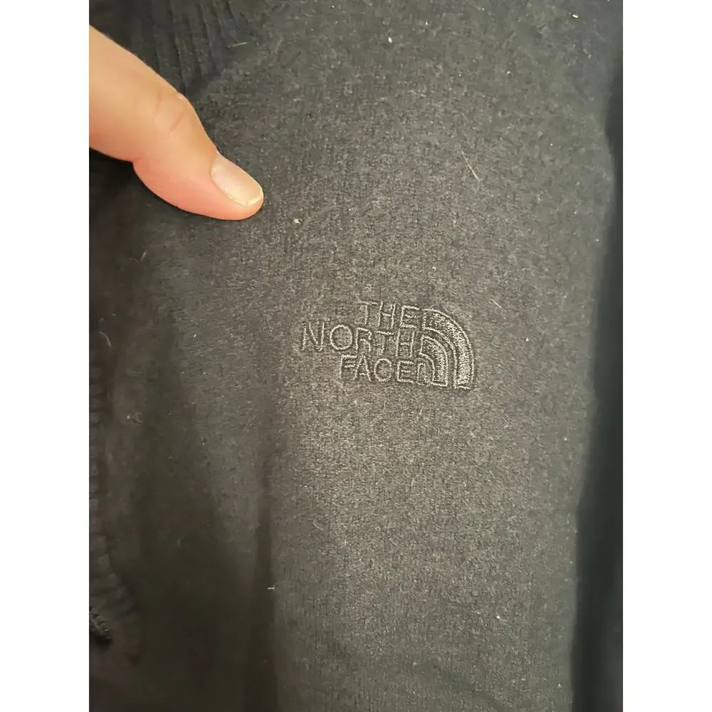 Vintage North Face mens xl wool blend quarter zip
